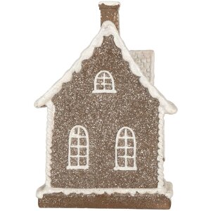 Clayre & Eef Dekoračný domček s LED 16x10x23 cm