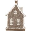 Clayre & Eef Dekoračný domček s LED 16x10x23 cm