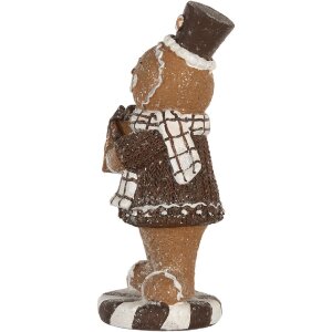 Dekorácia Perníková figúrka 9x8x20 cm Clayre & Eef