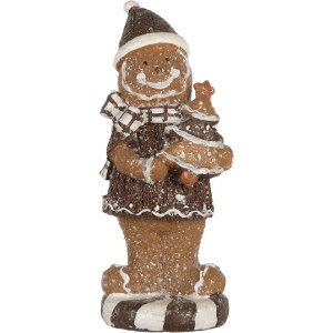 Clayre & Eef Dekorácia Perníkový...