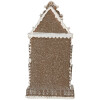 Clayre & Eef Dekoračný domček s LED 12x11x25 cm