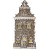 Clayre & Eef Dekoračný domček s LED 12x11x25 cm