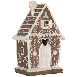 Clayre & Eef 6PR5820 Domček s LED 14x9x21 cm