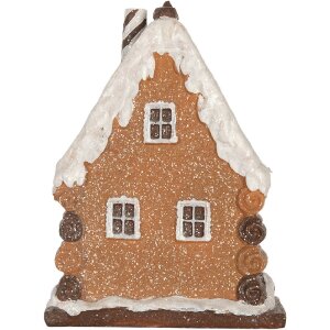 Clayre & Eef Dekoračný domček s LED 15x8x19 cm