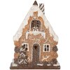 Clayre & Eef Dekoračný domček s LED 15x8x19 cm