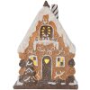 Clayre & Eef Dekoračný domček s LED 15x8x19 cm
