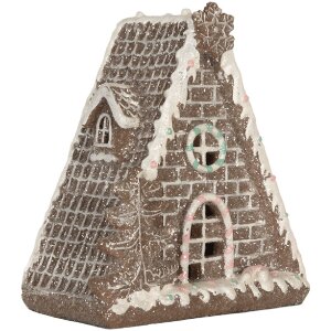 Clayre & Eef 6PR5824 Dekoračný domček s LED 17x10x18 cm