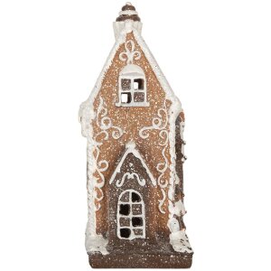 Clayre & Eef Dekoračný dom s LED 15x9x20 cm