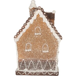 Clayre & Eef Dekoračný domček s LED 13x9x20 cm