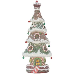 Clayre & Eef 6PR5828 Vianočný stromček s LED 15x12x36 cm