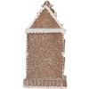 Clayre & Eef Dekoračný domček s LED svetlami 12x11x25 cm