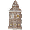 Clayre & Eef Dekoračný domček s LED svetlami 12x11x25 cm