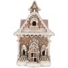 Clayre & Eef 6PR5833 Dekoratívny dom s LED 16x15x25 cm