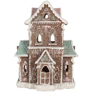 Clayre & Eef Dekoračný dom s LED 15x12x20 cm