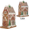 Clayre & Eef Dekoračný domček s LED 15x9x20 cm