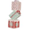 Clayre & Eef 6PR5848 Dekorácia naskladaných darčekov 14x16x36 cm