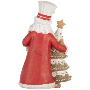 Clayre & Eef Dekorácia Santa Claus 15x11x25 cm