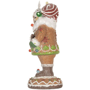 Clayre & Eef Santa Claus s LED 15x13x32 cm