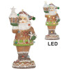 Clayre & Eef Santa Claus s LED 15x13x32 cm