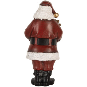 Clayre & Eef Dekorácia Santa Claus s tortou 10x10x21 cm