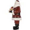 Clayre & Eef Dekorácia Santa Claus s tortou 10x10x21 cm