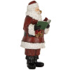 Clayre & Eef 6PR5863 Dekorácia Santa Claus s knihou 10x10x21 cm