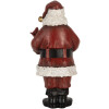 Clayre & Eef 6PR5863 Dekorácia Santa Claus s knihou 10x10x21 cm