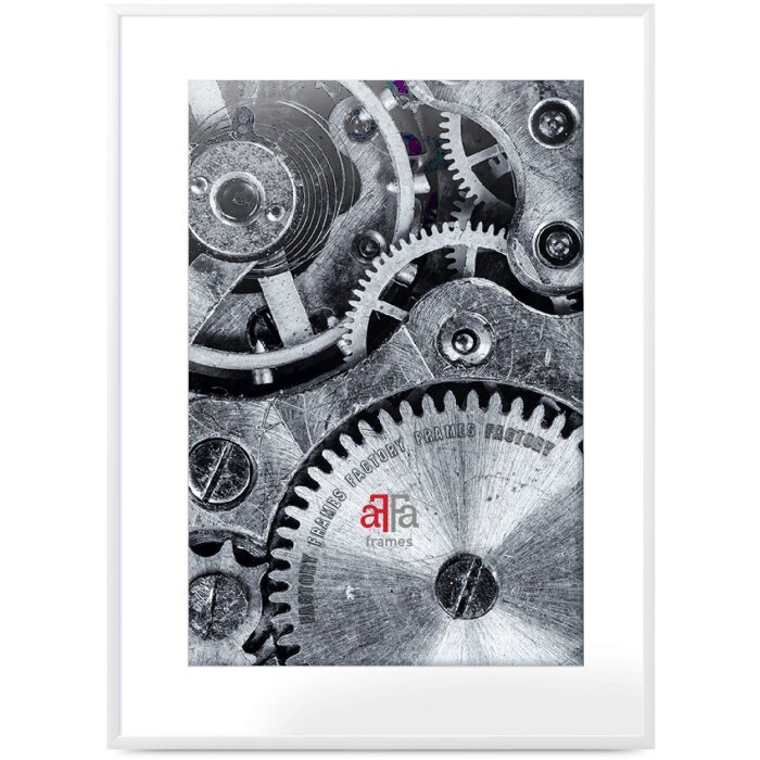 FramesFactory Aluminium fotorámik 62x93 cm Biely