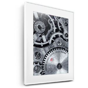 FramesFactory Aluminium fotorámik 62x93 cm Biely