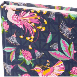 Goldbuch Tropical Birds Modrý Zápisník 15x22 cm