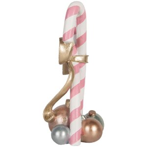 Clayre & Eef Cukrová Palička Ružovo-Zlatá 19x14x30 cm