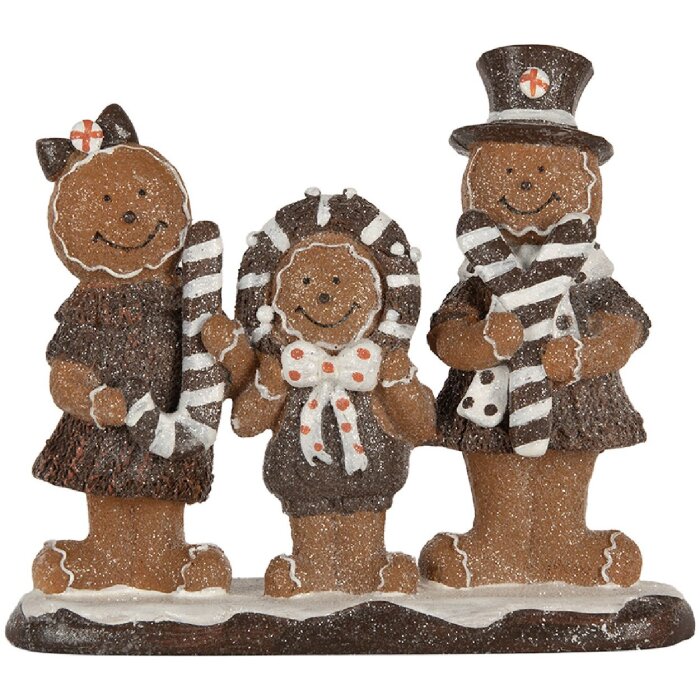 Clayre & Eef Perníkový Mužik 20x7x17 cm - Vianočná Dekorácia