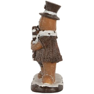 Clayre & Eef Perníkový Mužik 20x7x17 cm - Vianočná Dekorácia