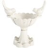 Clayre & Eef 6Y5741 Krmítko pre vtáky 14x10x15 cm biele