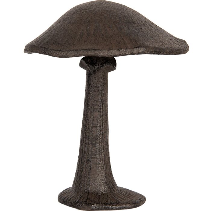 Clayre & Eef Dekoračný hub 12x11x15 cm hnedý