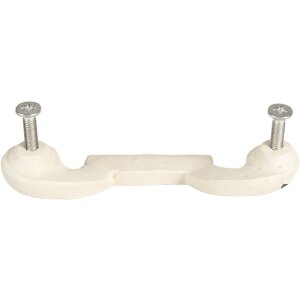 Clayre & Eef Kľučka 12x4x3 cm Biela