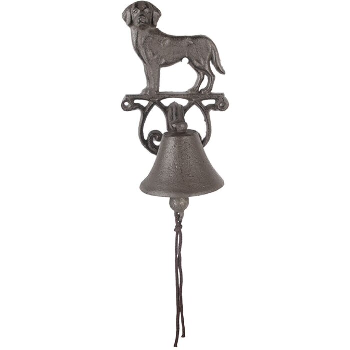 Clayre & Eef 6Y5796 Zvonček hnedý 14x14x24 cm