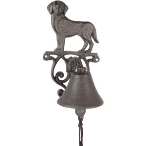 Clayre & Eef 6Y5796 Zvonček hnedý 14x14x24 cm