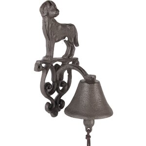 Clayre & Eef 6Y5796 Zvonček hnedý 14x14x24 cm