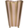 Clayre & Eef 6Y5951 Dekoratívna váza 22x22x35 cm Ružové zlato