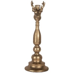 Clayre & Eef Svieťnik Ø 14x40 cm Zlatý