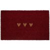 Clayre & Eef MC273 Rohožka 75x45 cm - Červeno-hnedá