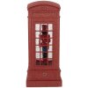 Clayre & Eef Dekorácia Telefónna Búda s Luskáčikom 9x9x21 cm