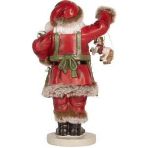Clayre & Eef 6PR5748 Dekorácia Santa Claus 13x9x23 cm