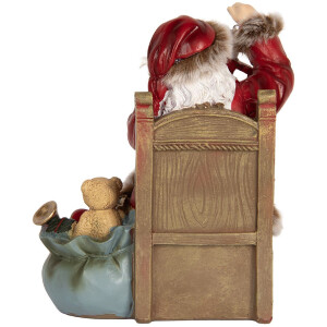 Clayre & Eef 6PR5749 Dekorácia Santa Claus 16x13x19 cm