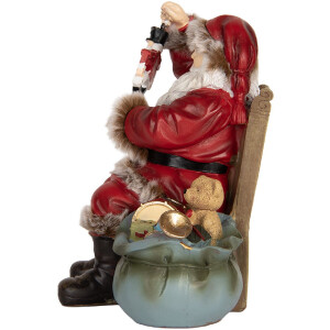 Clayre & Eef 6PR5749 Dekorácia Santa Claus 16x13x19 cm