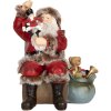 Clayre & Eef 6PR5749 Dekorácia Santa Claus 16x13x19 cm