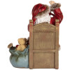 Clayre & Eef 6PR5749 Dekorácia Santa Claus 16x13x19 cm