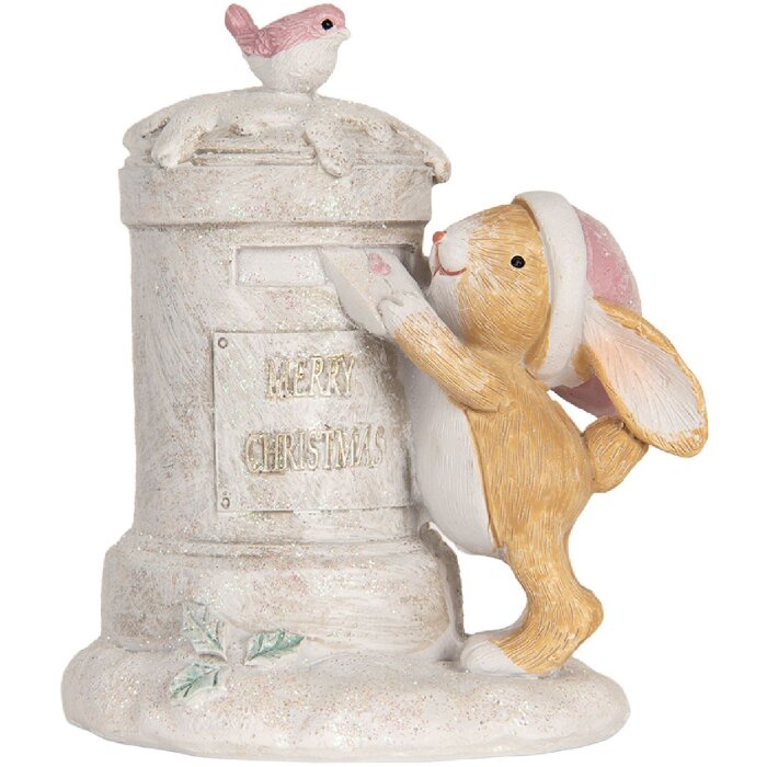 Clayre & Eef 6PR5879 Dekoračný Králik 13x12x47 cm