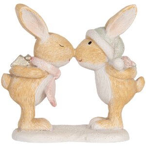 Clayre & Eef Dekoračný zajac 10x5x10 cm...